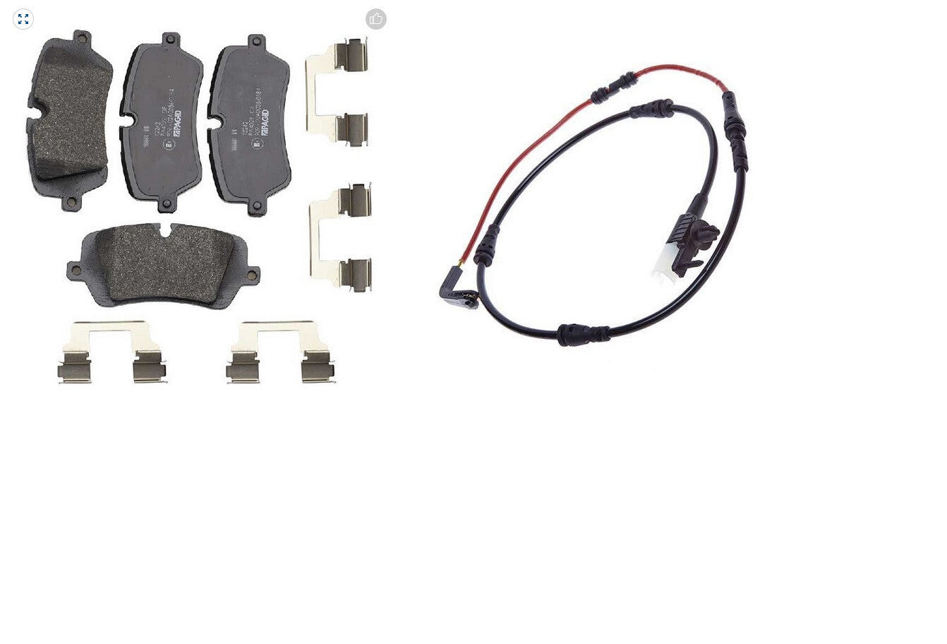 RANGE ROVER SPORT TDV6 SDV8 SVR L494 REAR BRAKE PAD GENUINE PAGID