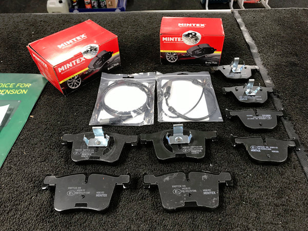   BMW 1 SER F20 F21 F22 F23 3 SER F30 MINTEX BRAKE PADS FRONT REAR SENSOR 