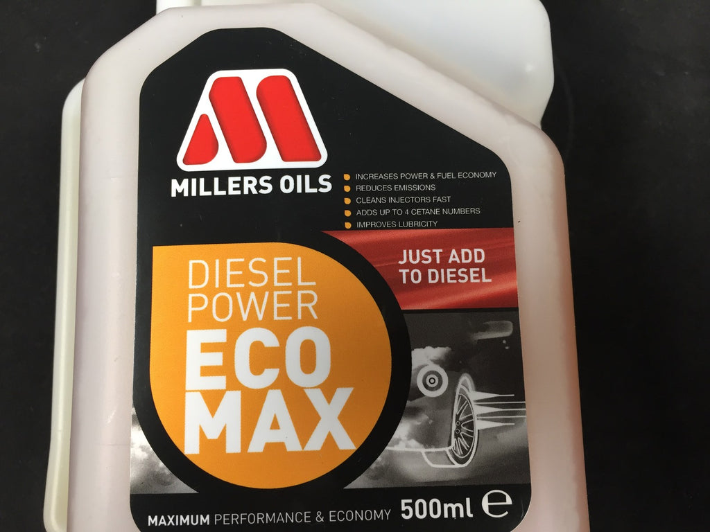 Millers Diesel Power Ecomax Fuel cleaner Additive treatment 500ml