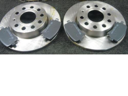 FOR VW TOURAN 1.6 2.0 1.9 1.4 03-ON REAR MINTEX BRAKE DISCS AND PADS 