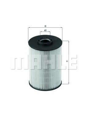 FUEL  FILTER MAHLE KX211D