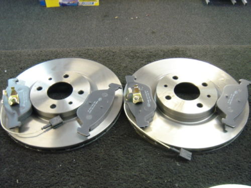  FOR FIAT  MULTIPLA 1.6 1.9 FRONT BRAKE DISCS & PADS NEW SET
