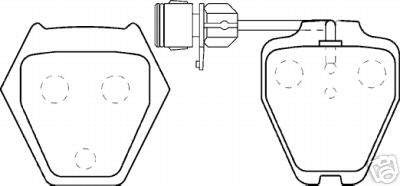  AUDI A6  4.2 40V BRAKE PADS MINTEX FRONT