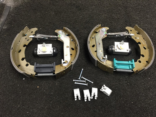 FOR FORD FIESTA 1.4 ZETEC TDCi BRAKE SHOES FITTING KIT ADJUSTERS + CYLINDERS NEW