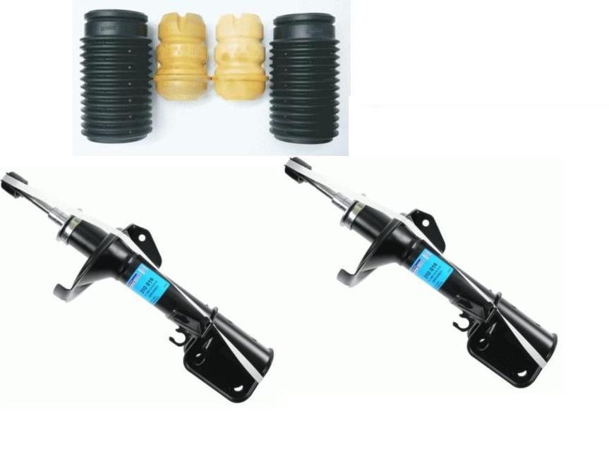 FOR VITO V CLASS W638 1995-2003 SHOCK ABSORBES BUMP STOPS PROTECTION KIT 