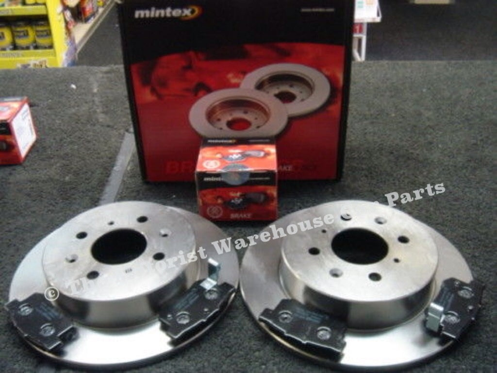 REAR BRAKE DISC BRAKE PAD MG ZR ZS 1.4 1.6 1.8 2.0 REAR MINTEX BRAKE DISCS PADS 