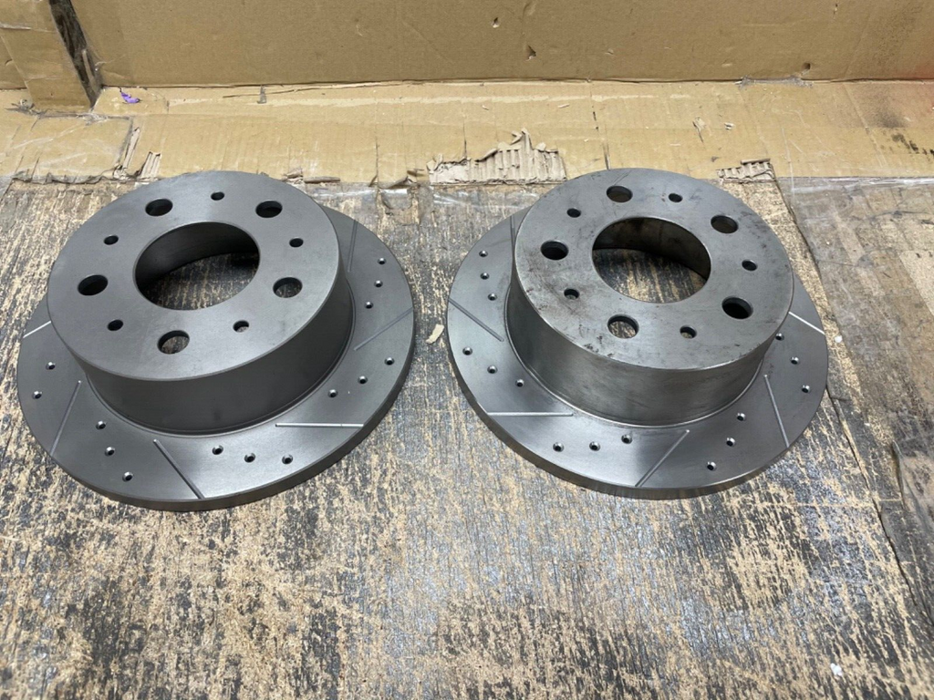  FOR CITROEN RELAY PEUGEOT BOXER FIAT DUCATO REAR DRILLED BRAKE DISCS 280MM 