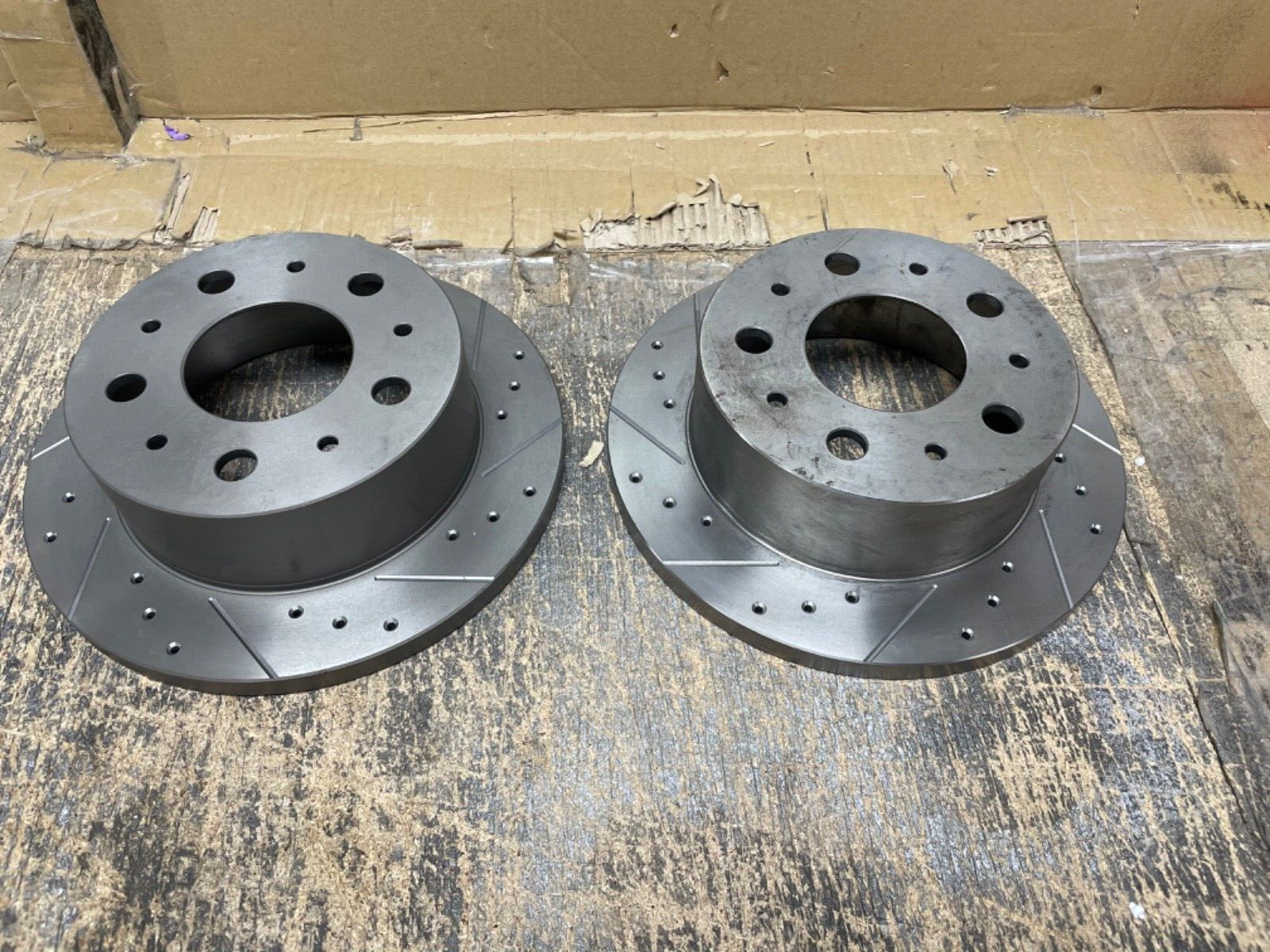  FOR CITROEN RELAY PEUGEOT BOXER FIAT DUCATO REAR DRILLED BRAKE DISCS 280MM 