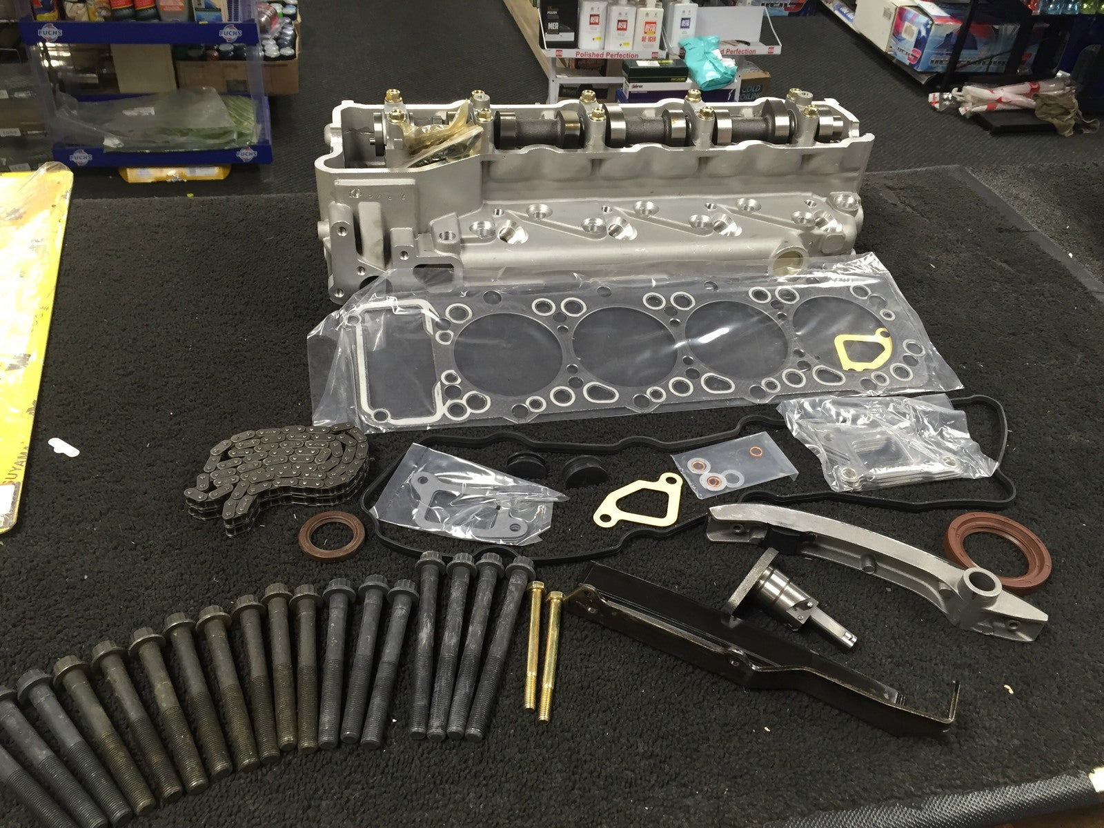 FOR MITSUBISHI DELICA IMPORT 2.8TD CYLINDER HEAD GASKET VALVES TIMING CHAIN KIT