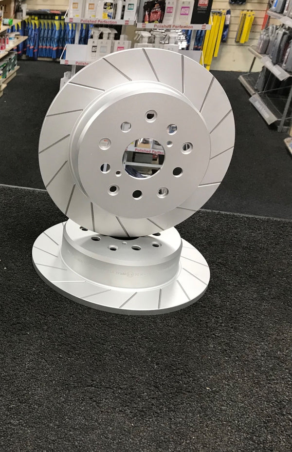 FOR LEXUS IS200 REAR GROOVED BRAKE DISCS x 2 