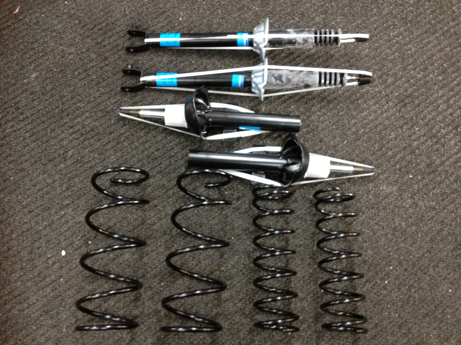 FORD KA 1.3 1997- 2003 FRONT REAR COIL SPRINGS SHOCK ABSORBERS 