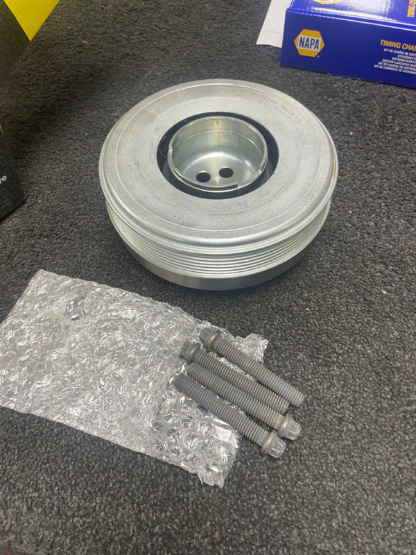 BELT PULLEY VIBRATION TORSION DAMPER CRANKSHAFT FOR BMW 520D M SPORT MK6 F10