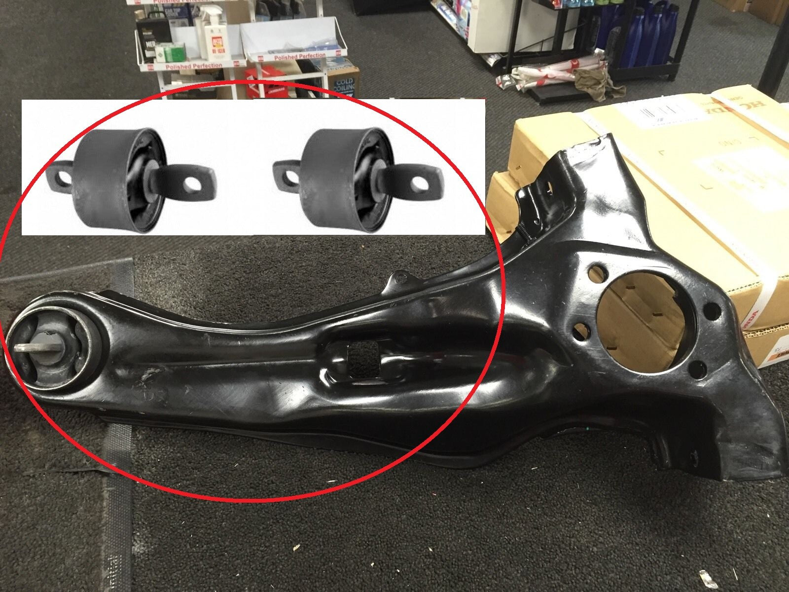 FOR JEEP COMPASS PATRIOT CALIBER REAR LOWER TRAILING CONTROL ARM BUSHX 2