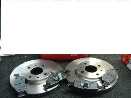  FOR FIAT GRANDE PUNTO DOBLO FRONT BRAKE DISCS BRAKE  PADS 257 VENTED 
