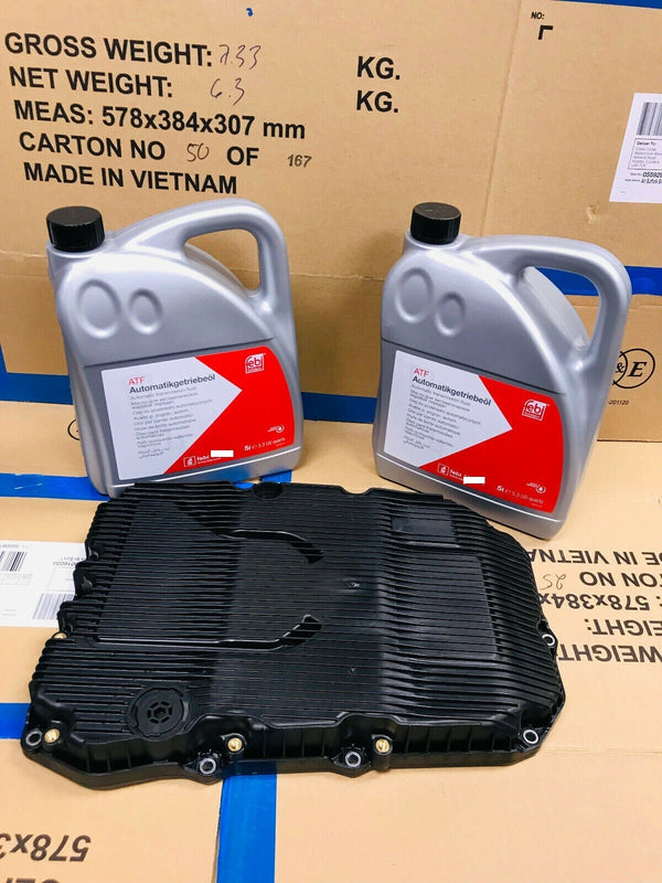 FOR MERCEDES GLC 9G AUTOMATIC TRANSMISSION GEARBOX SUMP FILTER SEAL 10 LITRE OIL