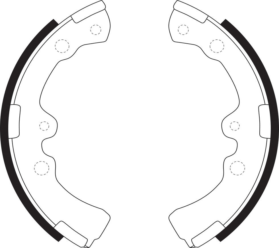 TOYOTA CORONA CT141 RX RT LITEACE CM20 KM21 CM20 CM25 FRONT BRAKE SHOES 254X50MM