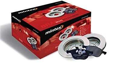 AUDI TT 1.8T S3 GOLF V5 4MOTION MINTEX FRONT BRAKE DISCS MINTEX BRAKE PADS 312MM