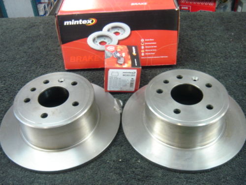 VAUXHALL CAVALIER  2.0TURBO MINTEX BRAKE DISC & BRAKE PADS REAR
