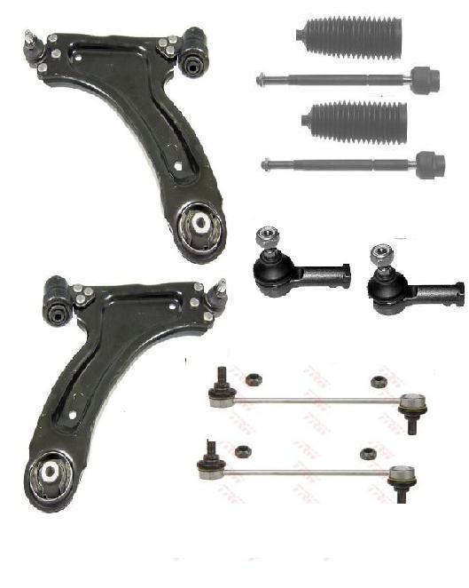 VAUXHALL CORSA C 2001-2006 STEERING KIT WISHBONE ARM TIE ROD TIE ROD END LINKS
