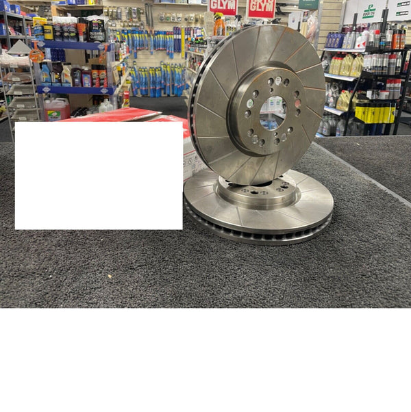 FOR LEXUS IS200 GS300 SC430 FRONT CROSS GROOVED  BRAKE DISCS