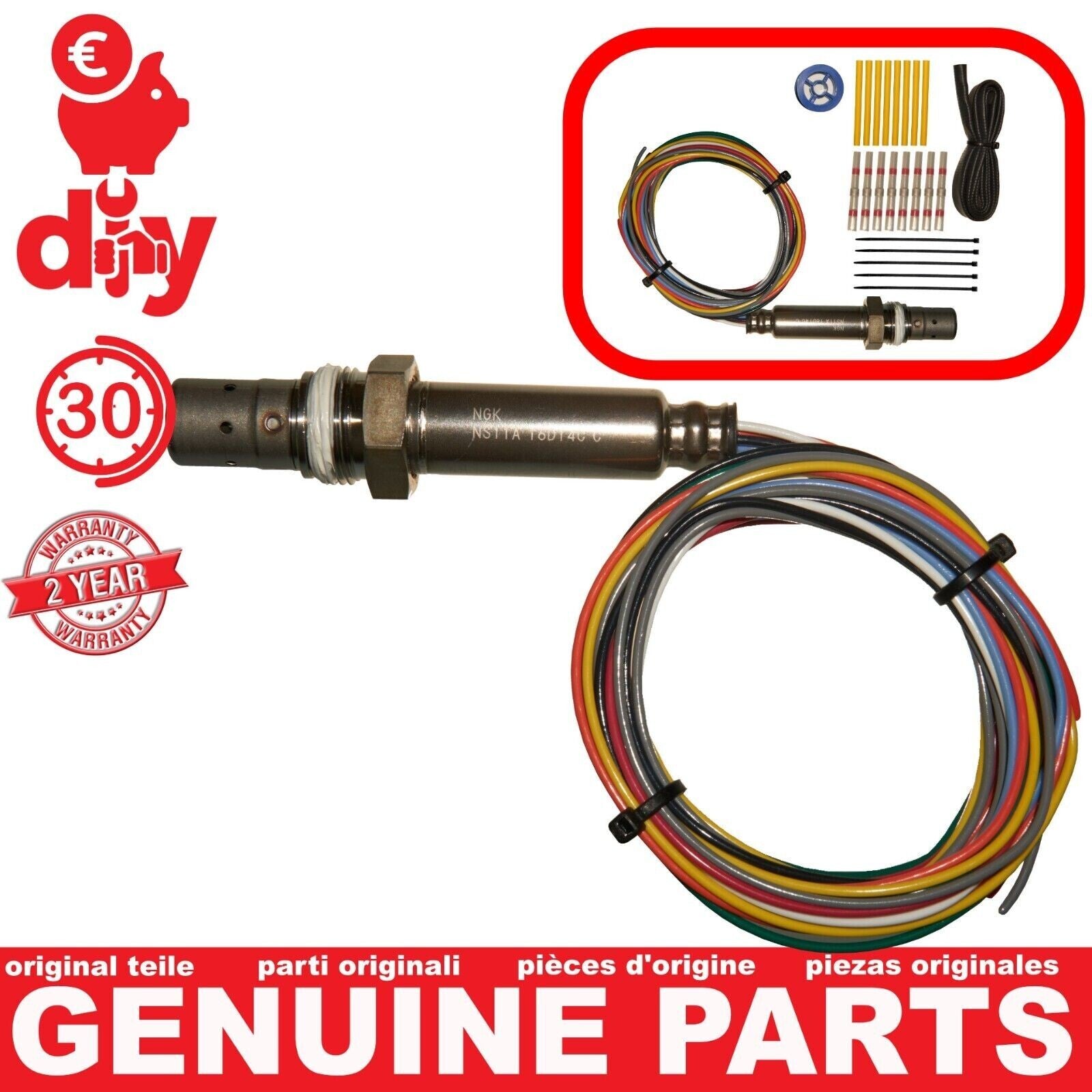 GENUINE NTK NOX SENSOR REPAIR KIT CONTINENTAL SIEMENS FOR AUDI VW