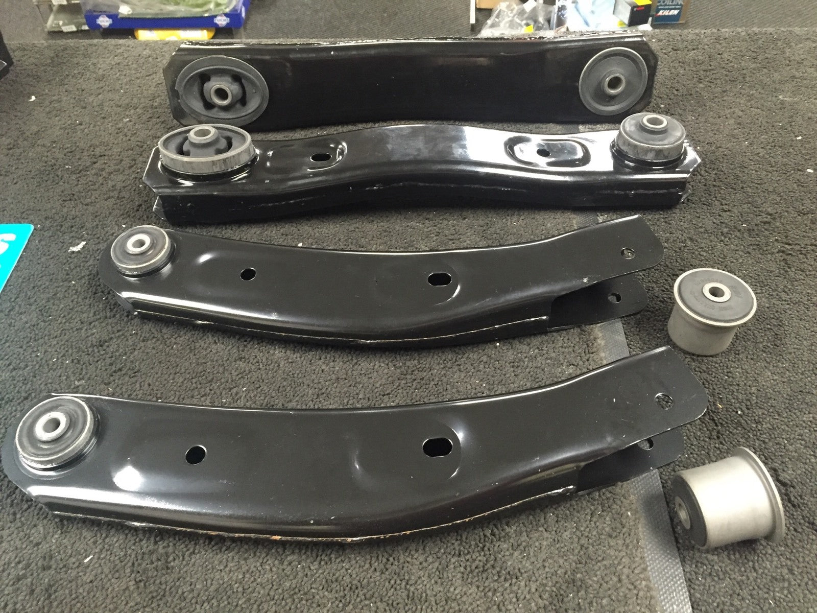 2 FRONT UPPER 2 FRONT LOWER CONTOL ARM FOR JEEP GRAND CHEROKEE WG WJ 1999-04