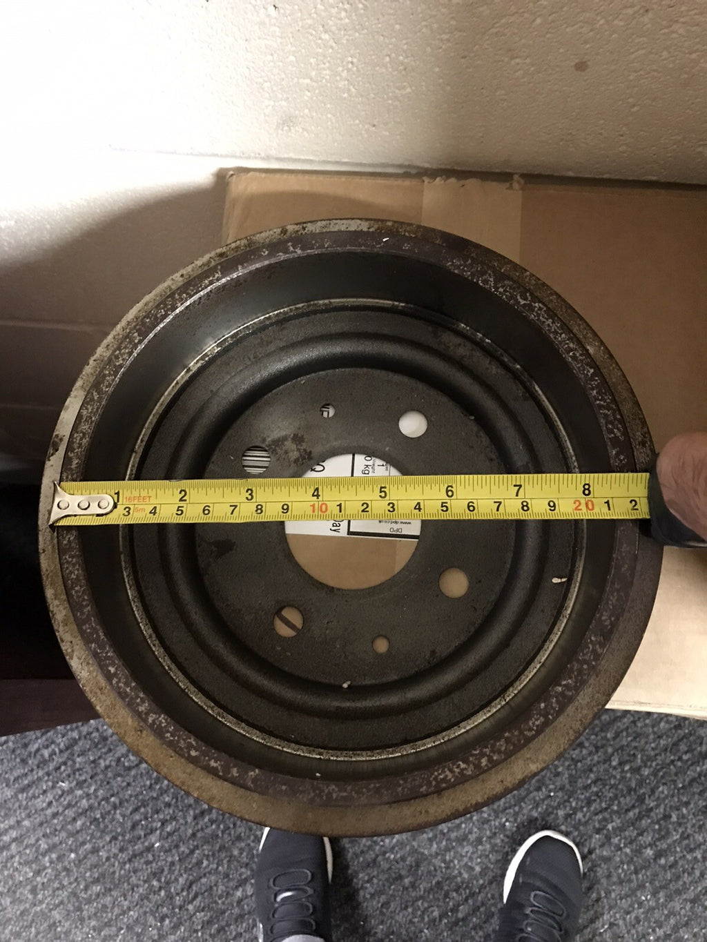 CORTINA 1500 GT CAPRI CLASSIC ESCORT MK1 REAR BRAKE DRUM NEW OLD STOCK