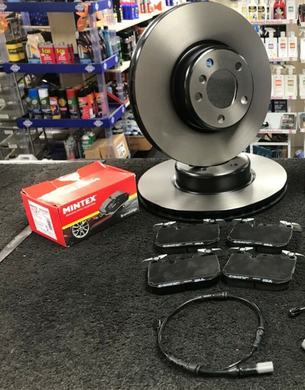 BMW M135I F20 BRAKE DISCS WITH MINTEX BRAKE PADS FRONT  340MM