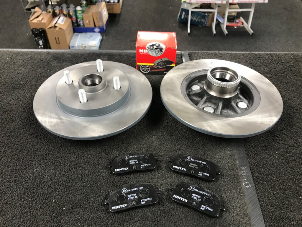 FOR TOYOTA STARLET GLANZA EP82 EP91 TURBO BRAKE DISCS BRAKE PADS REAR WITH ABS