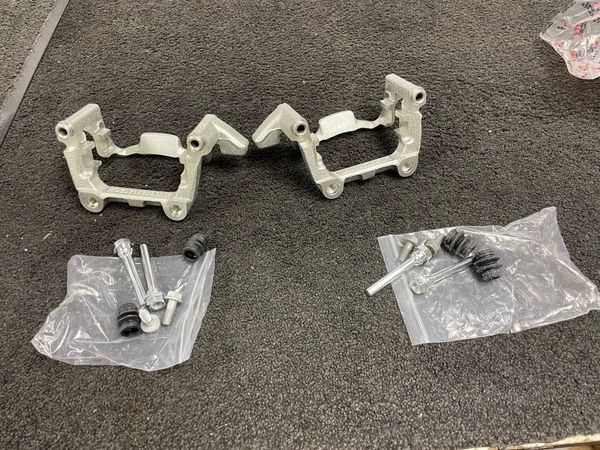 REAR BRAKE CALIPER CARRIER BRACKET LH NS AUDI A3 8P TFSi TSi TD GTD 256MM DISC