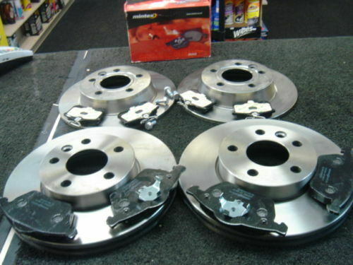 FOR HONDA FRV 02> BRAKE DISCS MINTEX BRAKE PADS FRONT REAR 