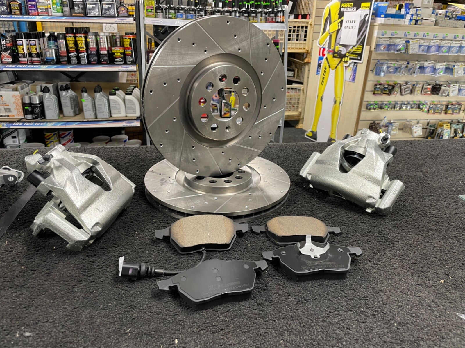 VW POLO TSi TDi 6R 9N GTi BIG BRAKE DISC UPGRADE CALIPER CONVERSION FRONT REAR