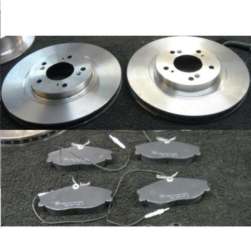 PEUGEOT 806  FIAT ULYSSE FRONT BRAKE DISCS & PADS NEW 