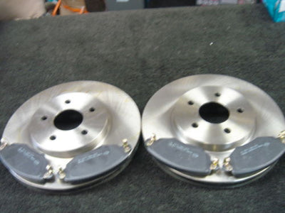 FORD MONDEO MK3 2000-2007 2 FRONT BRAKE DISCS BRAKE PADS FRONT NEW