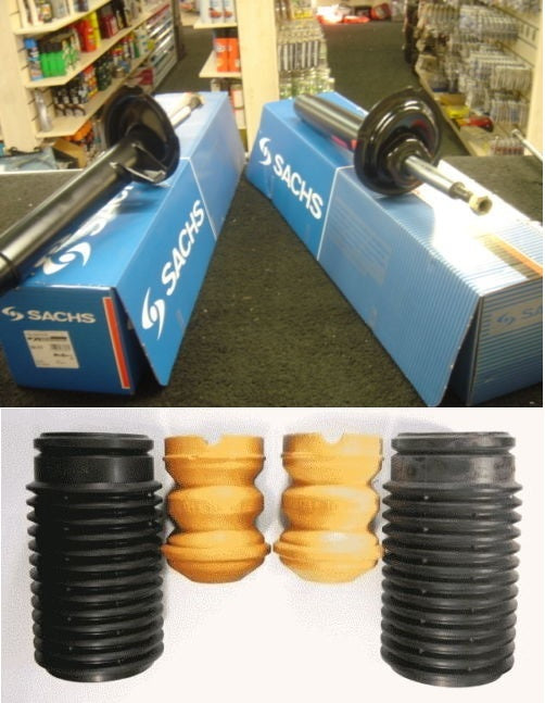 BMW E36 318i 320i 323i 325i 328i M TECH FRONT SHOCK ABSORBERS & BUMP STOP KIT