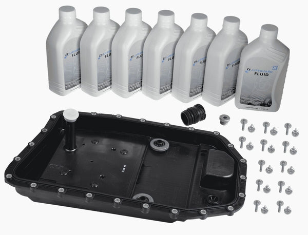 Bmw 6 Speed Transmission Gearbox Sump Pan Filter Kit Inc Oil Genuine ZF Auto 6HP