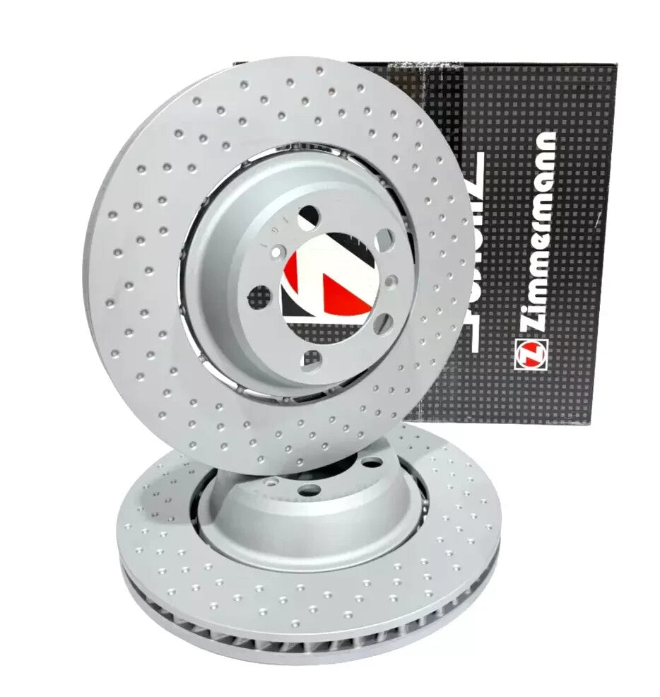 For Porsche 992 GT3 ( 2021-2022) Zimmermann Rear Dimpled Brake Discs