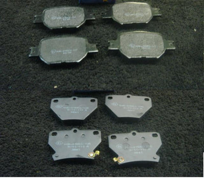 FOR TOYOTA CELICA 1.8 VVTI 140 ZZT230 1ZZFE  2002 on BRAKE PADS FRONT & REAR  
