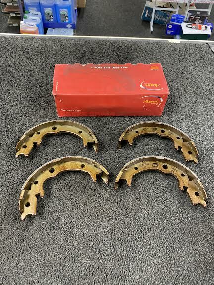 FOR HONDA ACCORD 2.0 VTEC MK 7 (2003-2008) APEC REAR BRAKE SHOES SET OF 4