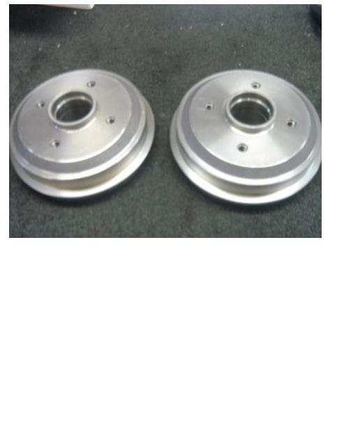 CITROEN SAXO  REAR BRAKE DRUMS PAIR 4 STUD WITH ABS
