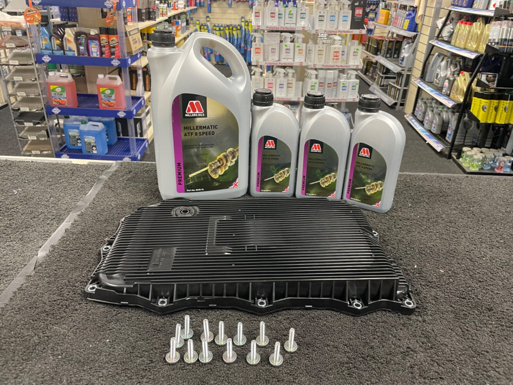 BMW 8HP70 8 SPEED AUTOMATIC TRANSMISSION GEARBOX SUMP PAN FILTER 7L OIL KIT