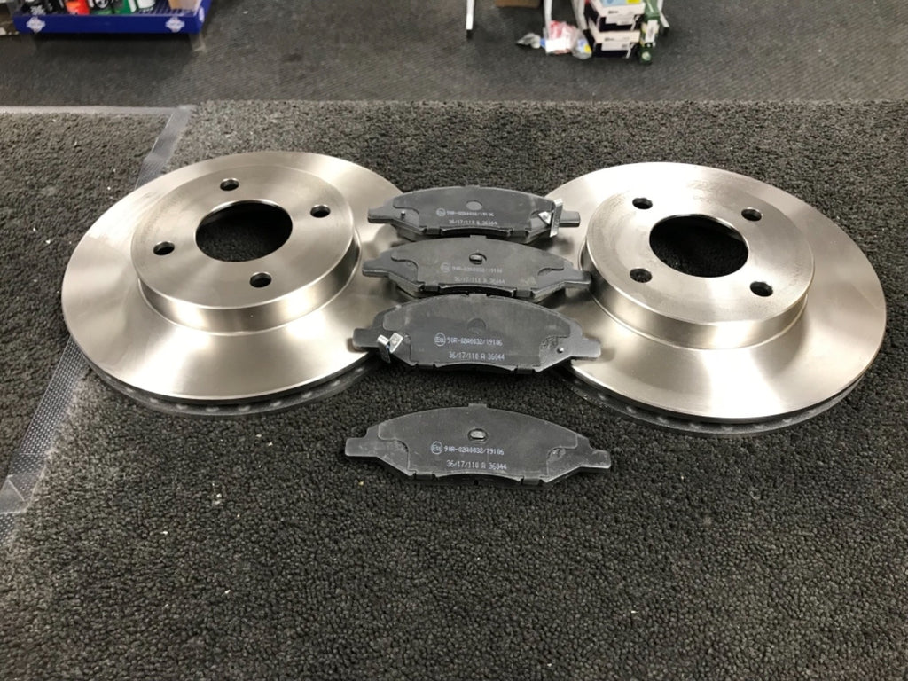 FOR NISSAN CUBE 2002-2008 1.4 1.5 BGZ11 CHASSIS FRONT BRAKE DISCS BRAKE PADS 