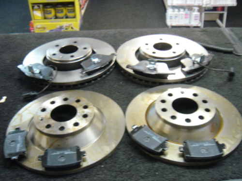 A6 TDI QUATTRO S LINE LE MANS FRONT REAR BRAKE DISCS AND BRAKE PADS DISC PAD