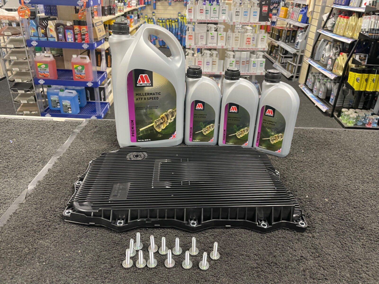 FOR BMW X5 X6 30d 40d M50d 8HP AUTOMATIC TRANSMISSION GEARBOX SUMP PAN 8L OIL