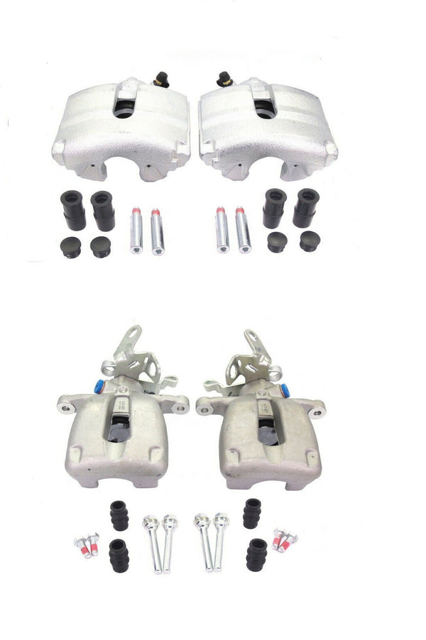 4 BRAKE CALIPERS FRONT REAR +BRACKET SLIDER GUIDE PINS SEAT LEON 2.0TDi FR170  