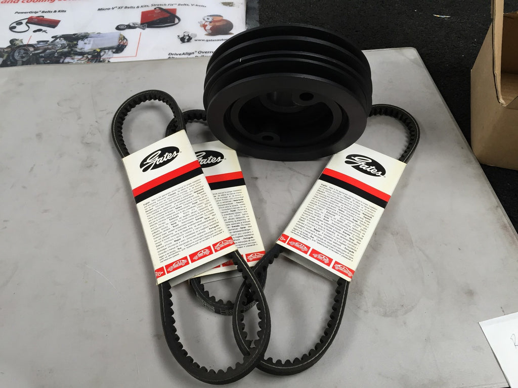 FOR MITSUBISHI DELICA  2.8TD IMPORT 4M40  94-04 CRANKSHAFT DAMPER PULLEY 3 BELTS