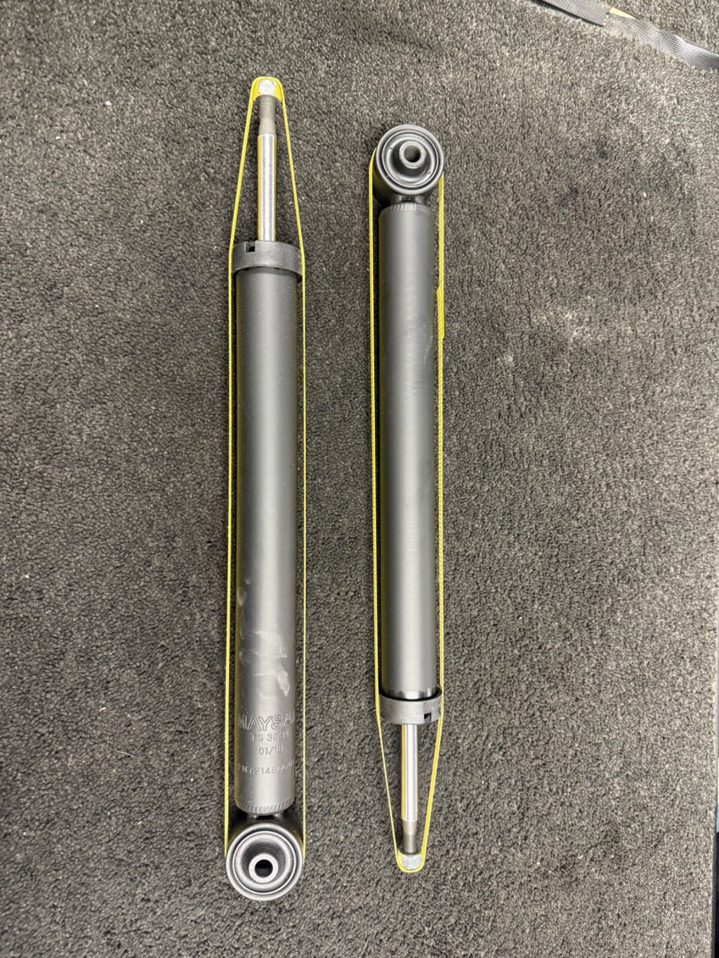 FOR SKODA FABIA AUDI 1 REAR SHOCK ABSORBERS PAIR  6C0513025AN