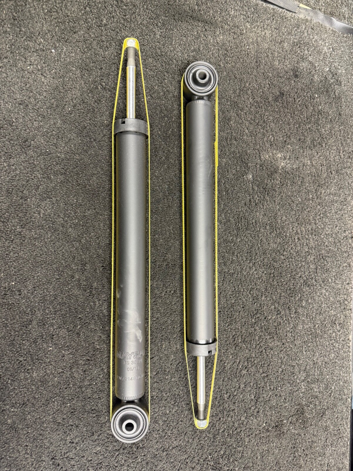 FOR SKODA FABIA AUDI 1 REAR SHOCK ABSORBERS PAIR  6C0513025AN