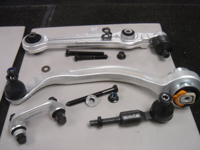 AUDI A4 1995-2001 FRONT LOWER CONTROL ARM KIT TRACK ROD END ANTI ROLL BAR LINK