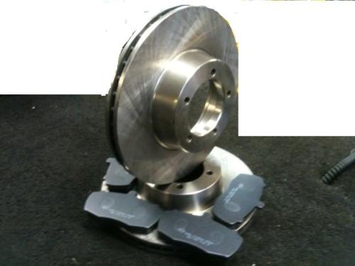 LDV CONVOY 400 BRAKE FRONT VENTED BRAKE DISCS & PADS ABS